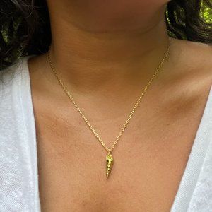 gorjana cove shell necklace